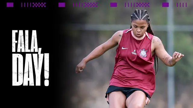 DAY RODRÍGUEZ COMPARTILHA SUAS EXPECTATIVAS PARA A ESTREIA DO CORINTHIANS NA CONMEBOL LIBERTADORES.