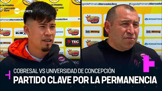 Víctor Campos y Cristián Muñoz en la previa al partido - Liga de Primera Mercado Libre 2026