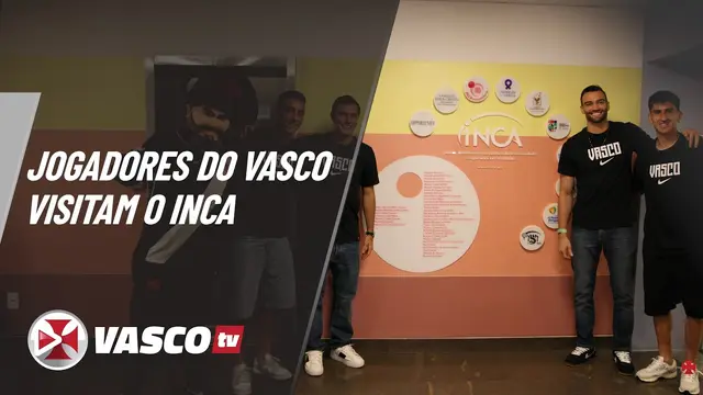 JOGADORES DO VASCO VISITAM O INCA | VASCOTV