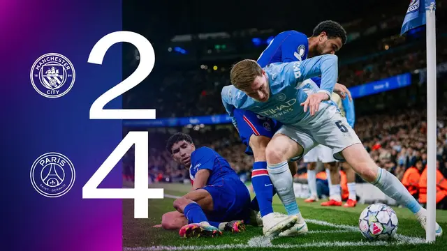 HIGHLIGHTS | Man City 2-4 PSG | Six goal thriller at the Etihad!