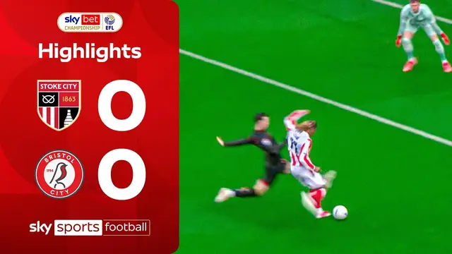 Bristol City grab point to end two-game losing run 🤝 | Stoke 0-0 Bristol City | EFL Highlights