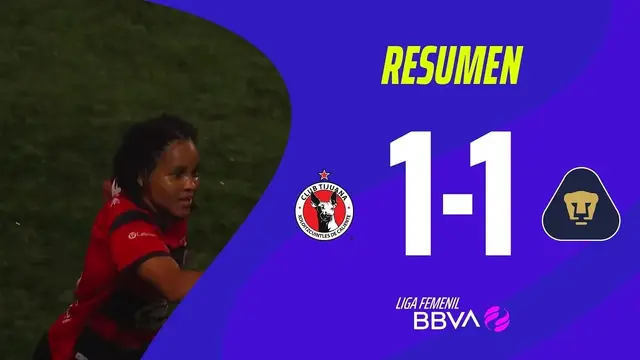 🐕🐾🔥 ¡PERRÍSIMAS Y AURIAZULES REPARTEN PUNTOS! Tijuana 1-1 Pumas | RESUMEN Y GOLES | Jornada 12