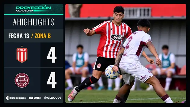 ESTUDIANTES 4 - 4 LANÚS I Resumen del partido I #TorneoProyección Clausura 2026