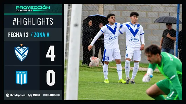 VÉLEZ 4 - 0 RACING I Resumen del partido I #TorneoProyección Clausura 2026