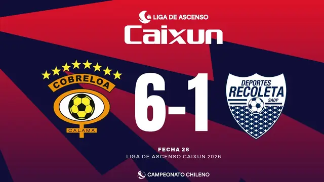 #LigadeAscensoCaixun | Cobreloa vs Deportes Recoleta | #Fecha28