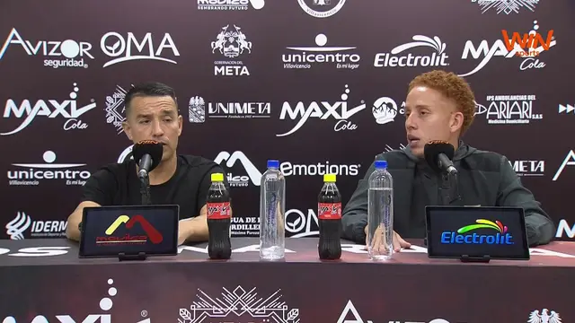 Rueda de prensa de Llaneros tras su partido con América