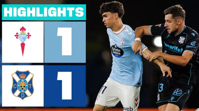 CELTA FORTUNA 1 - 1 CD TENERIFE | RESUMEN LALIGA HYPERMOTION