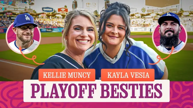 Watch a game with Dodger wives Kayla Vesia & Kellie Muncy!