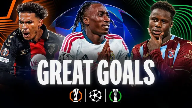 The BEST Goals From Matchweek 3 (UCL, UEL, UECL)