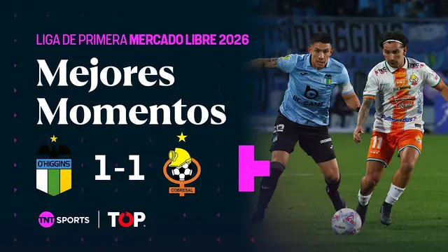 Compacto TOP | 🔵 O’Higgins 1 - 1 🟠⚪ Cobresal | Liga de Primera Mercado Libre 2026 - Fecha 25