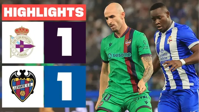 RC DEPORTIVO 1 - 1 LEVANTE UD | RESUMEN LALIGA EA SPORTS