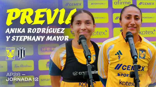 📹🎙️ Conferencia de prensa con Anika Rodríguez y Stephany Mayor | Previa Jornada 12 | Apertura 2026