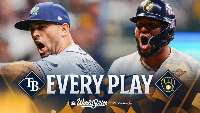 EVERY PLAY from Rays vs. Brewers World Series Game 1