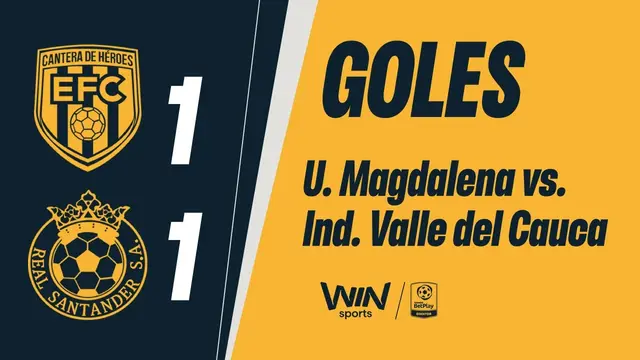 Unión Magdalena vs. Independiente Valle del Cauca (goles) | Torneo BetPlay Dimayor 2026-2 | Fecha 13