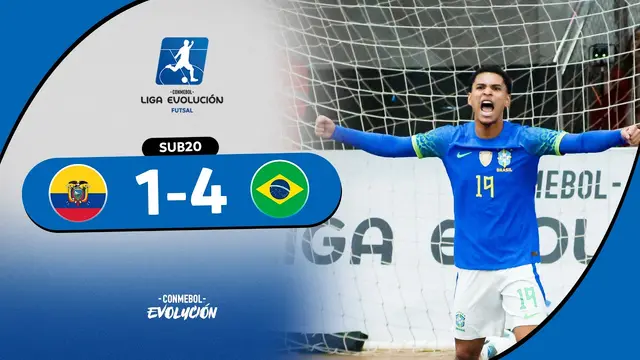 ECUADOR vs. BRASIL | HIGHLIGHTS | CONMEBOL LIGA EVOLUCIÓN FUTSAL - ZONA NORTE | SUB20