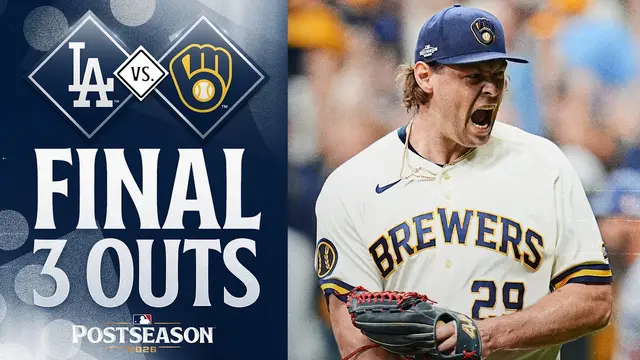 FINAL 3 OUTS: Brewers win a NAIL-BITER vs. the Dodgers! (Game 1 of the 2026 NLCS) | MLB Highlights