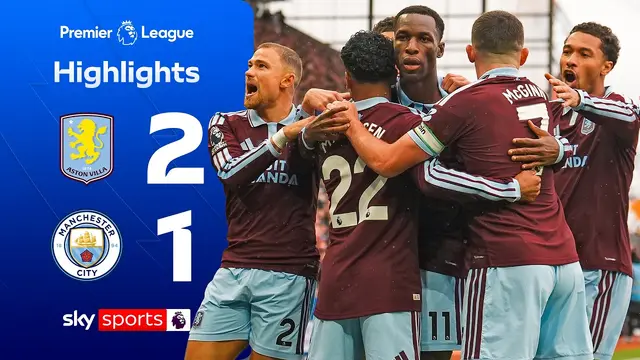 Jackson BRACE gives City first loss! 🟣 | Aston Villa 2-1 Manchester City | Premier League Highlights