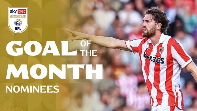 Sky Bet Championship Goal of the Month | September nominees