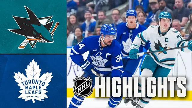 Sharks vs. Maple Leafs | NHL Highlights | Oct 19, 2026