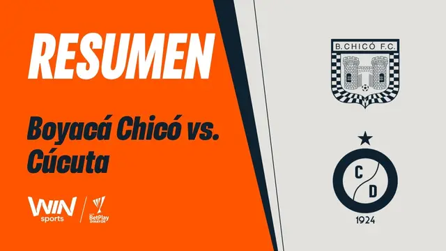 Boyacá Chicó vs. Cúcuta (resumen y goles) | Liga BetPlay Dimayor 2026-2 | Fecha 14