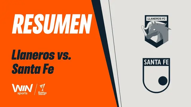 Llaneros vs. Santa Fe (resumen y goles) | Liga BetPlay Dimayor 2026-2 | Fecha 15