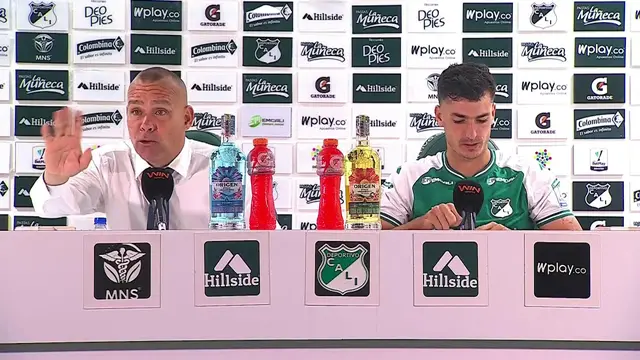 Rueda de prensa de Cali tras su partido con Junior