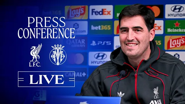 Champions League Press Conference: Liverpool vs Villarreal | Andoni Iraola & Ronald Araujo