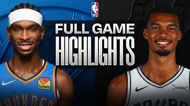 THUNDER at SPURS | FULL GAME HIGHLIGHTS | October 20, 2026