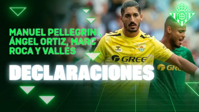 Reacciones de Pellegrini, Ángel Ortiz, Roca y Valles tras el #CeltaRealBetis 🗣🎙 | BETIS