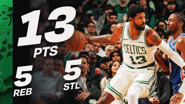 Paul George Made His PRESENCE FELT in His Celtics Preseason Debut | October 10, 2026