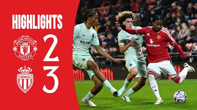 Man Utd U21s 2-3 AS Monaco | Academy Highlights | Premier League International Cup