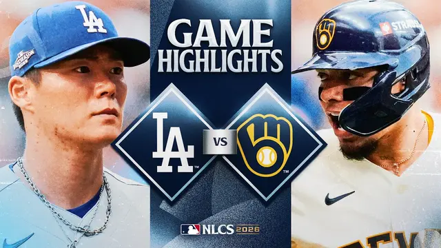 DODGERS vs. BREWERS NLCS Game 2 Full Game Highlights (October 12) | 2026 MLB Postseason