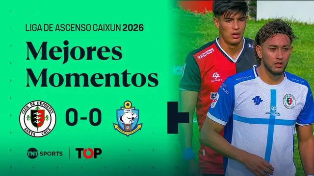 Compacto TOP | ⚪🔵 D. Santa Cruz 0 - 0 ⚪🔵 D. Antofagasta | Liga de Ascenso Caixun 2026 - Fecha 28