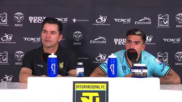 Rueda de prensa de Internacional de Palmira tras su partido con Unión Magdalena