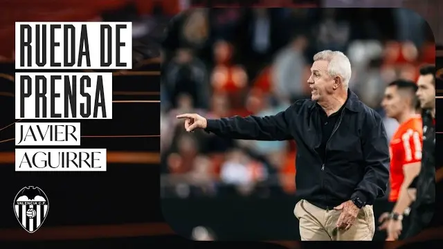 RUEDA DE PRENSA DE JAVIER AGUIRRE POSTERIOR AL VALENCIA CF - VILLARREAL CF