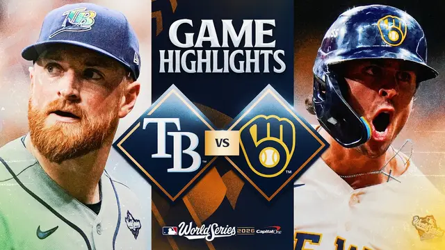 RAYS vs. BREWERS: World Series Full Game 2 Highlights (October 24) | 2026 MLB Postseason