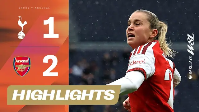 Russo Stars With Goal And Assist! | Tottenham v Arsenal | Barclays WSL 26/27