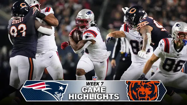 New England Patriots vs Chicago Bears Game Highlights | 2026 NFL Season Week 7