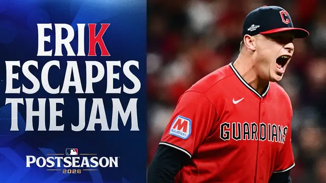 FULL INNING: The Guardians escape a BASES LOADED JAM vs. Munetaka Murakami in Game 5 of the ALDS! 👀