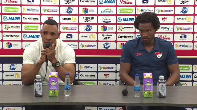Rueda de prensa de Medellín tras su partido con Once Caldas
