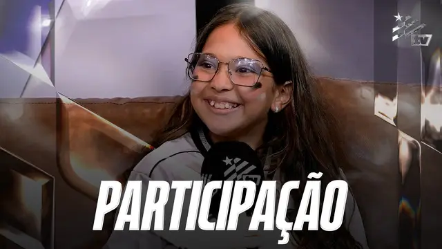 A pequena escolhida Melissa participou do pré-jogo da Botafogo TV!