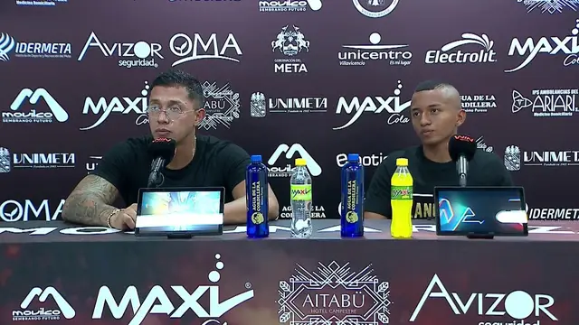 Rueda de prensa de Llaneros tras su partido con Santa Fe