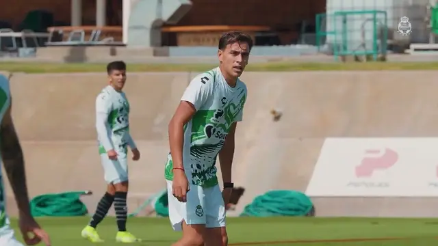 Primer entrenamiento FACUNDO CÁSERES / CLUB SANTOS LAGUNA