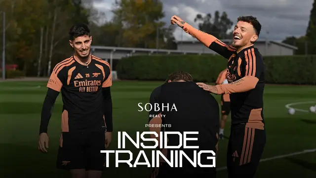 DOWMAN & MERINO FINE TUNE THEIR FINISHING ⚽️ | Arsenal prepare for Everton | Inside Training l PL