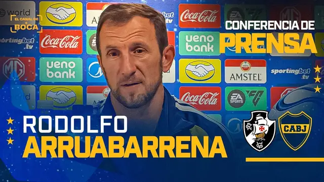 CONFERENCIA DE PRENSA de ARRUABARRENA post VASCO 1-3 BOCA | COPA SUDAMERICANA