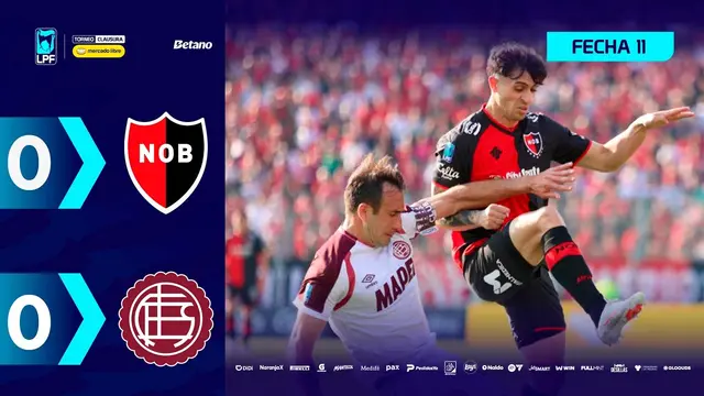 NEWELL'S 0 - 0 LANÚS | Resumen del partido | #TorneoMercadoLibre Clausura 2026 🏆