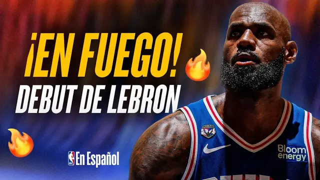 JUEGAZO I Los SIXERS de LeBron James le pegan a los Knicks 🔝🔥🏀