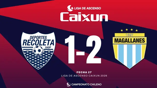 #LigadeAscensoCaixun | Deportes Recoleta vs Magallanes | #Fecha27