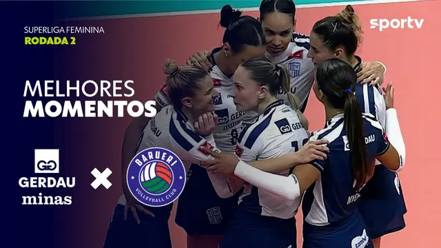 MINAS 3 X 0 PAULISTANO BARUERI | MELHORES MOMENTOS |  2ª RODADA | SUPERLIGA FEMININA | sportv