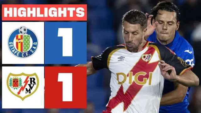 GETAFE CF 1 - 1 RAYO VALLECANO | RESUMEN LALIGA EA SPORTS
